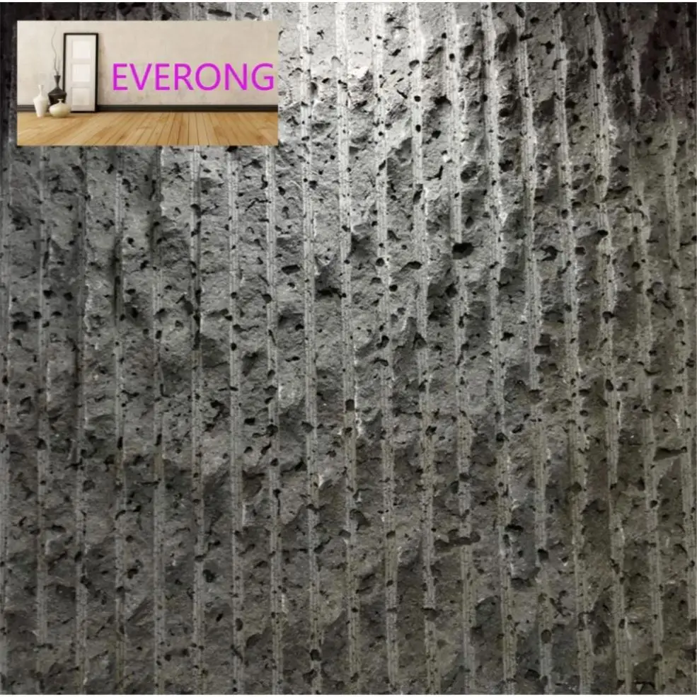 EVERONG Medium Holes Cheap China Lava Basalt Volcanic Stone Basalt For Outdoor
