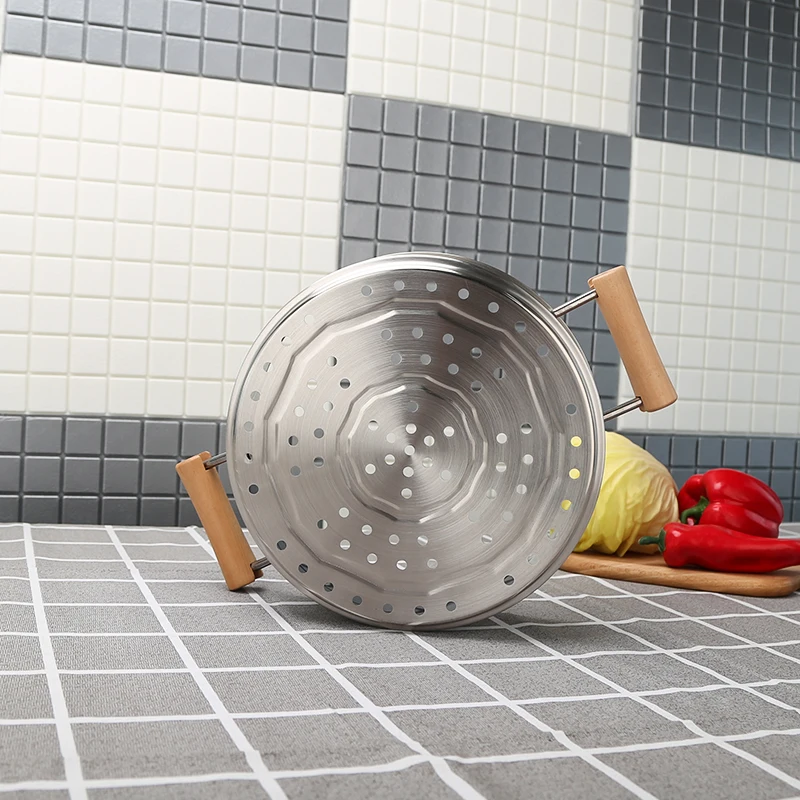 Hot Sale 304 Double Handle Large Hot Pot Soup Cooking Steamer Pot Milk Pan 3 Piece Stainless