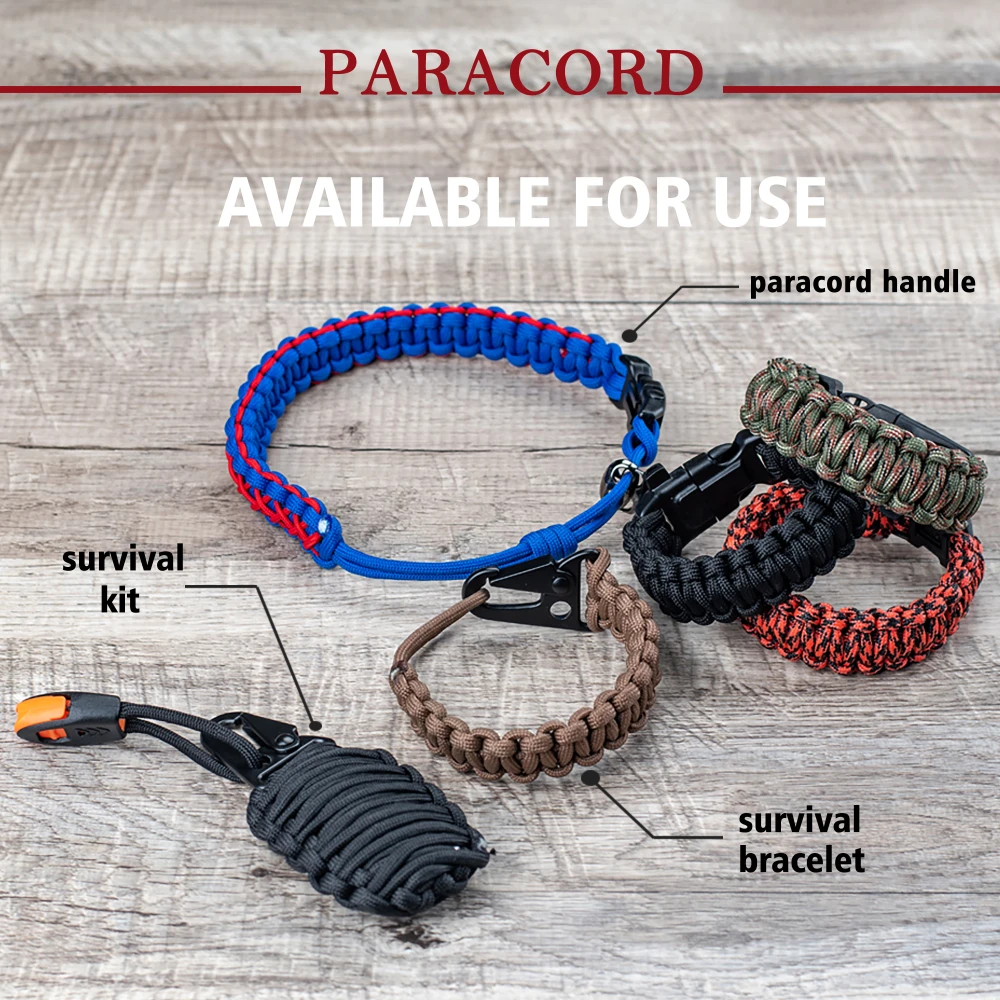 Baiyuheng Custom High Quality Nylon Braided Rope 3mm 4mm 5mm 6mm 7mm Paracord 1000 ft outdoor climbing working rope