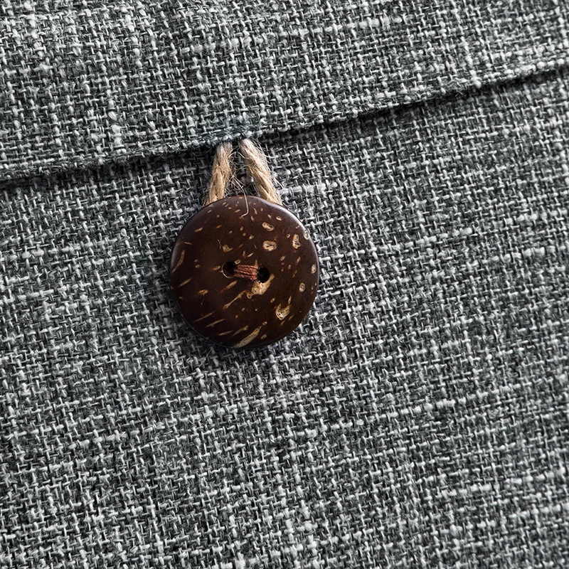 Accept custom 18x18 20x20 Inch Cushion Cover Linen Home Sofa Button Vintage Square linen throw pillow covers For Home Decorative