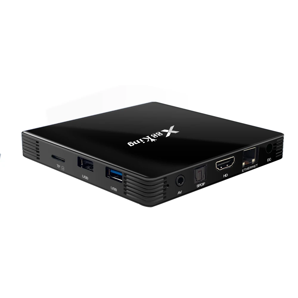  ТВ-приставка X88 King S922X 4G RAM 128G ROM smart Android 9 real 4K телеприставка для