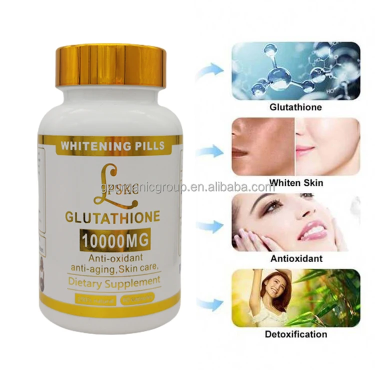 Фирменная пищевая добавка для здоровья, капсулы, Антивозрастные, улучшающие иммунитет, 10000 мг, глютатионные отбеливающие таблетки для кожи