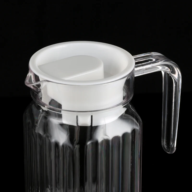 PC Plastic Large Capacity With scale Water Pitcher Transparent Cold Water Jug with Lid