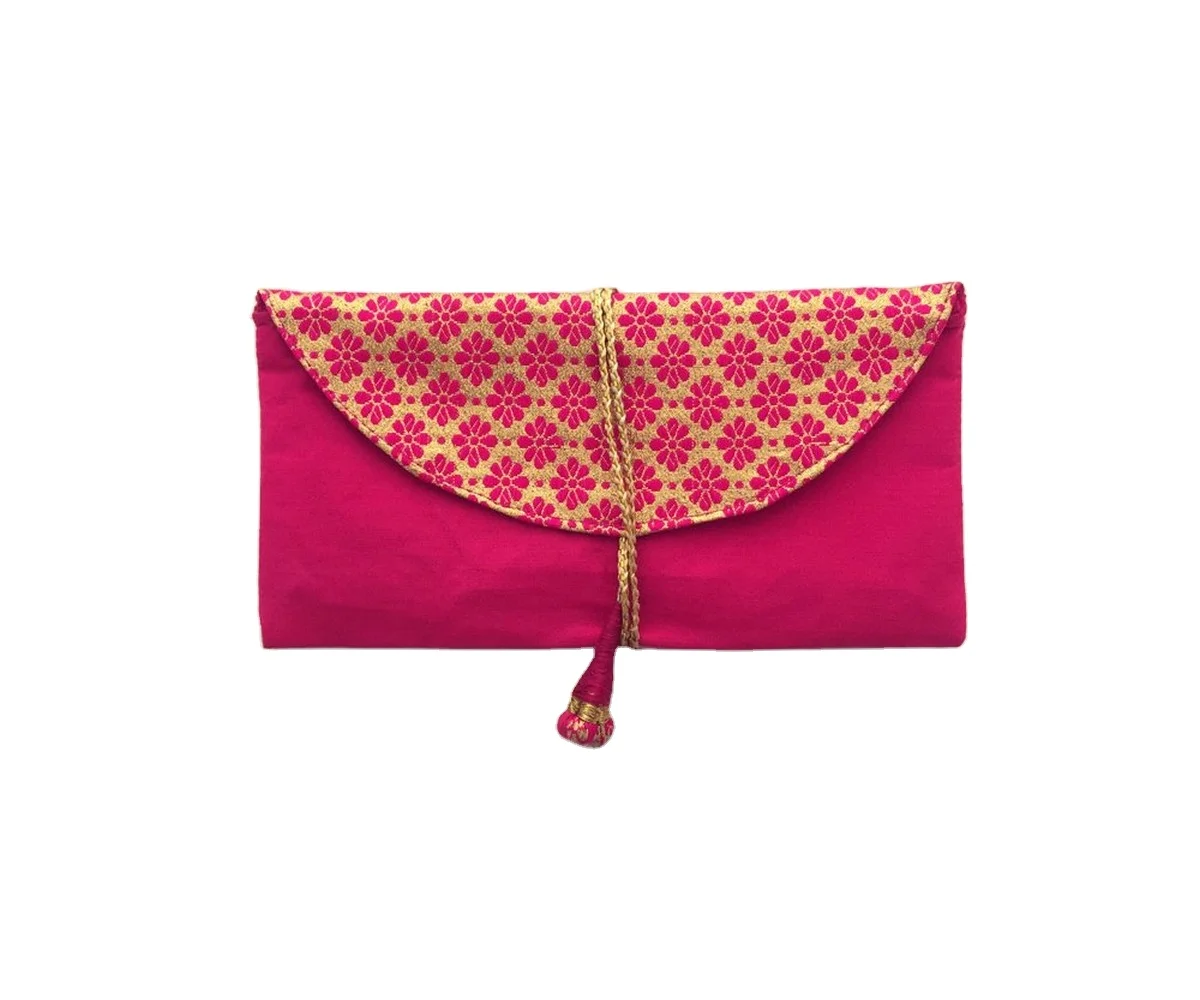 In Stock high quality Hand crafted Fabric & Tassel Festival/Gift/Currency Money handmade Envelopes perfect for all Occasions