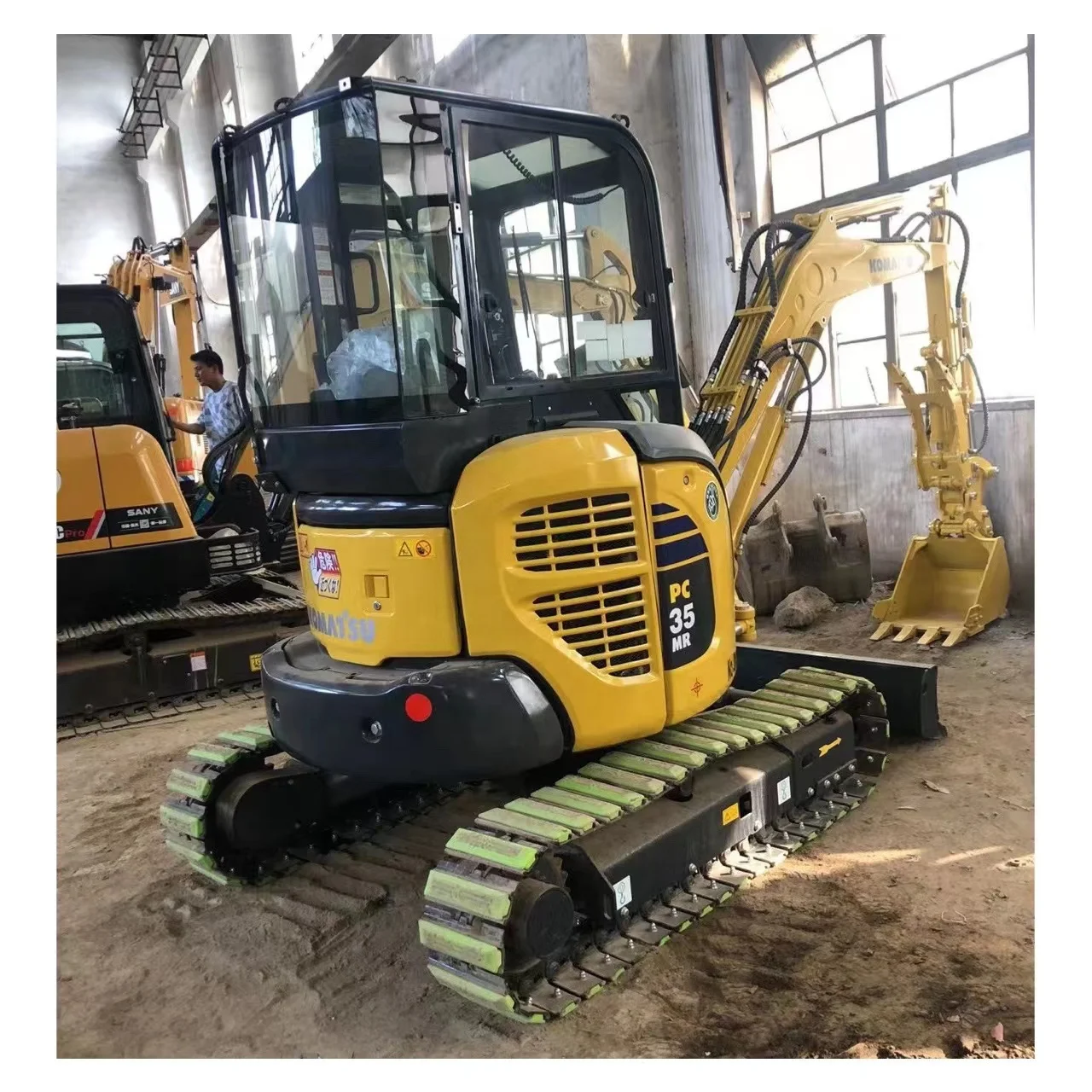 Komatsu 3,5-тонный мини-экскаватор, б/у экскаваторы 35MR-2, низкая цена, распродажа