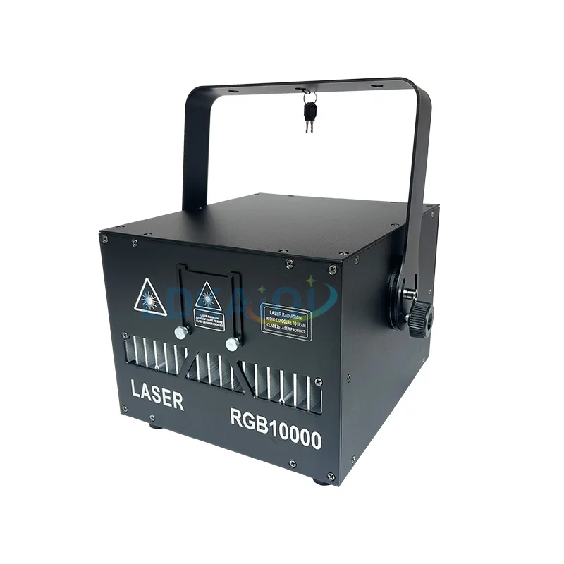 10watt RGB full color dj animation laser lights DMX512 ILDA