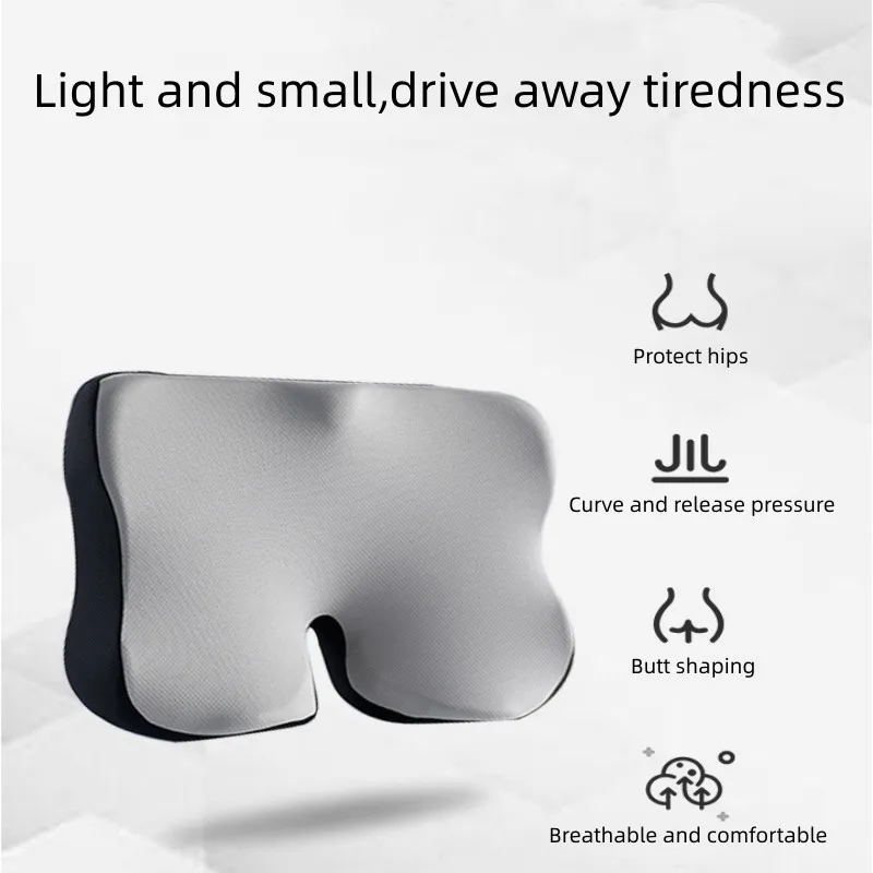 2024 New Arrival Customization Hemorrhoid Office Chair Memory Foam Seat Cushion Breathable Comfortable Car Butt Seat Cushion