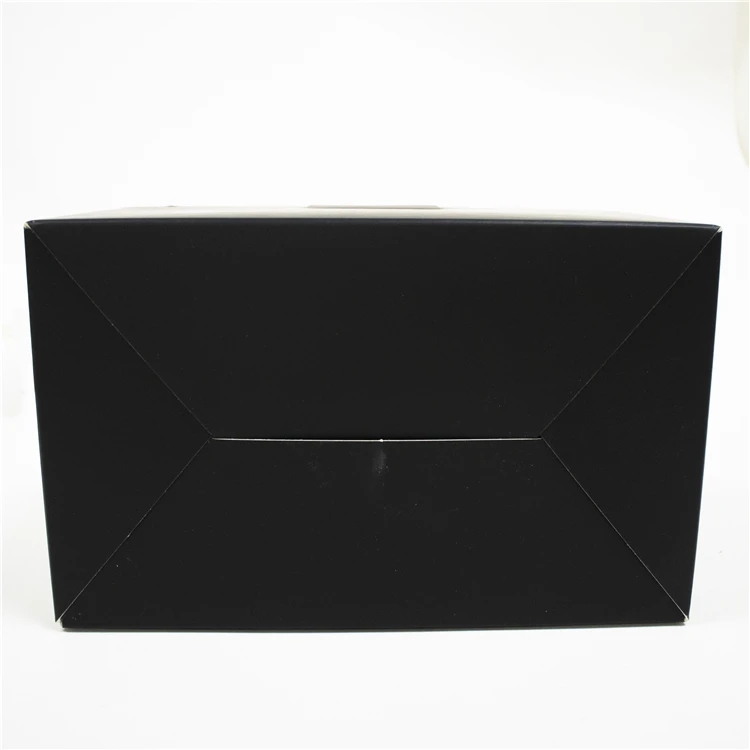 ODM Wholesale Custom  Cardboard Gift And Base Paper Box Tea packing black premium paperbox