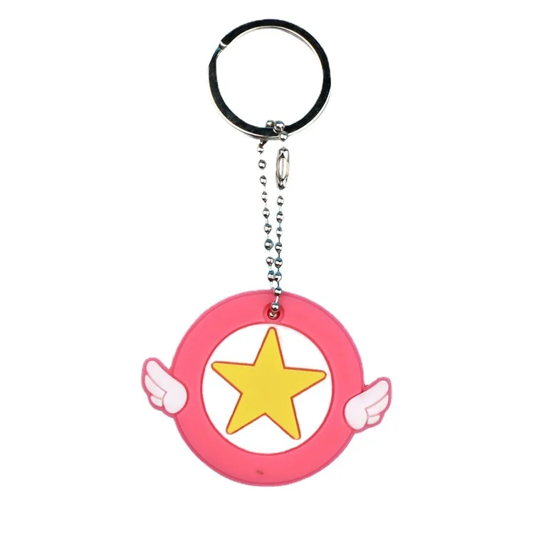 Customized Product Silicone PVC Rubber Different Character Pattern Hello Kitty Wholesale Key Chains