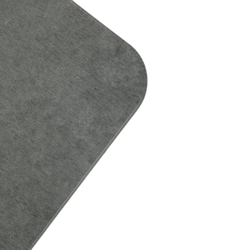 SHENGDE Hard Diatomite Home Essential Diatoms Stone Large Quick Dry Non Slip Diatomaceous Slab Bathroom Stone Drying Bath Mat
