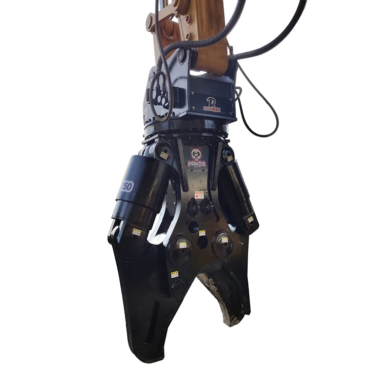 Mobile Scrap and Demolition Shear scrap metal processing bridge deconstruction and industrial demolition excavator metal shear