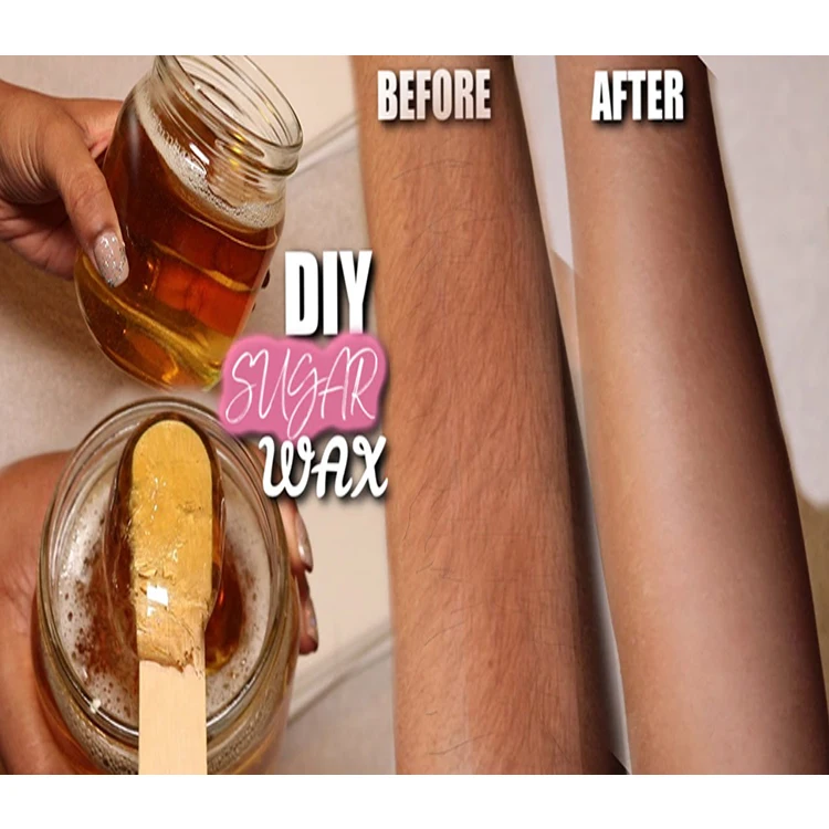 100% Natural Brazilian Body Wax Sugaring Paste Depilatory Soft Sugar Wax Hair Removal for Sensitive Skin