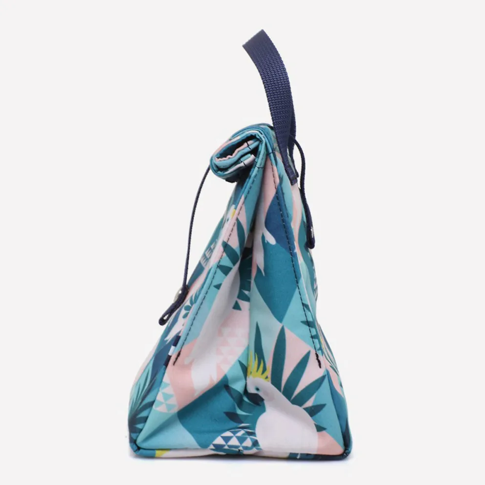 Wholesale Best Quality Oxford Fabric Sky Blue Shoulder Tote Insulated Cooler Lunch bag For Women