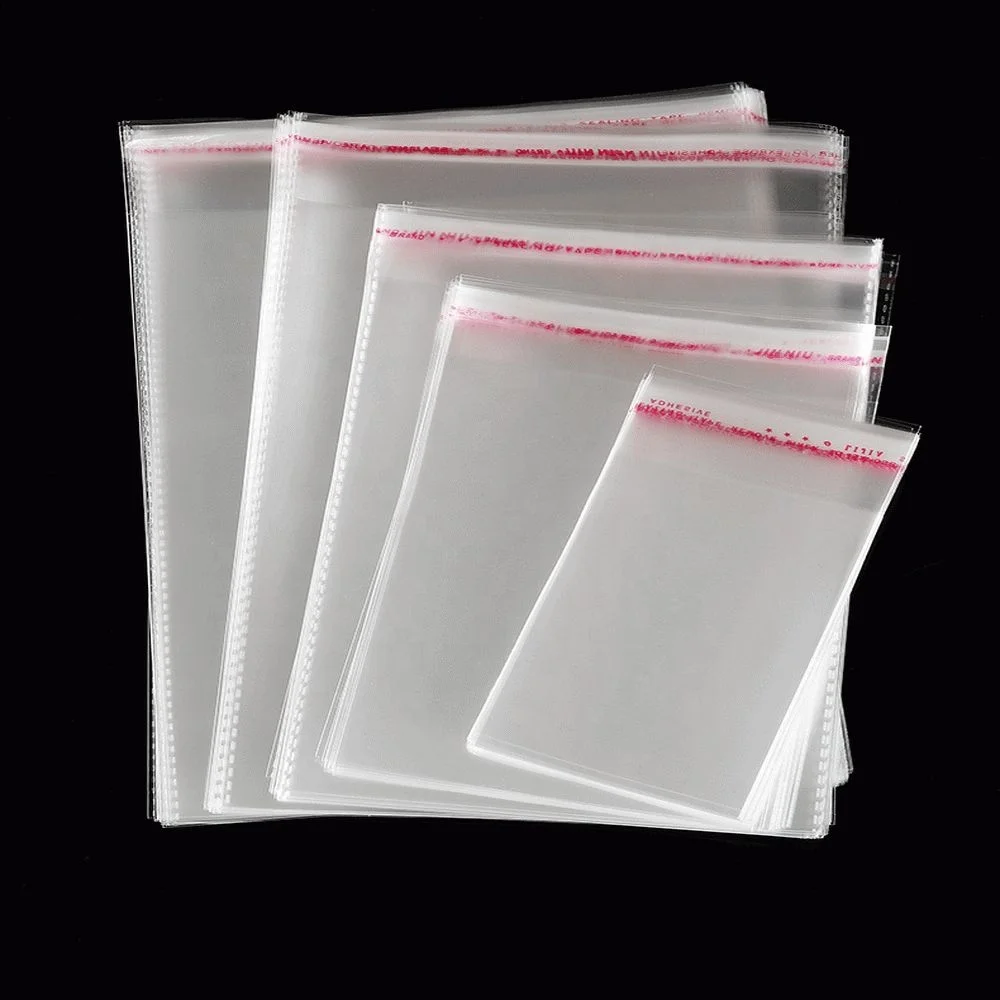 Dynamics Resealable Clothes Bag Clear Cello Cellophane Self-Adhesive Bags