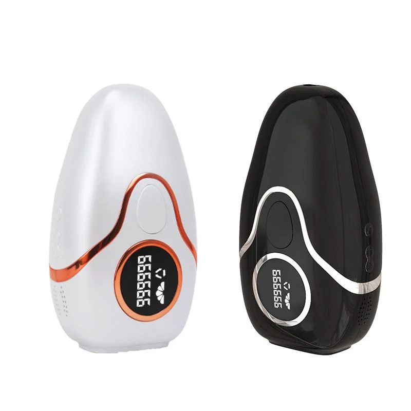 Five energy levels portable home use cold hair removal device with LCD liquid crystal display