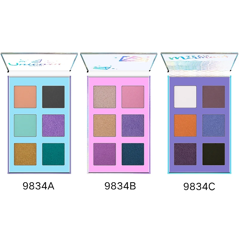 
Hot Selling Miss Doozy 6 Colors Pigmented Eye Shadow Palette 