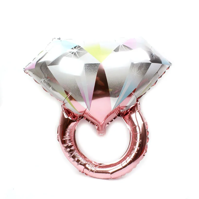 SJ0802 party decoration supply unique design fancy gifts proposal ring shaped bride love wedding balloon