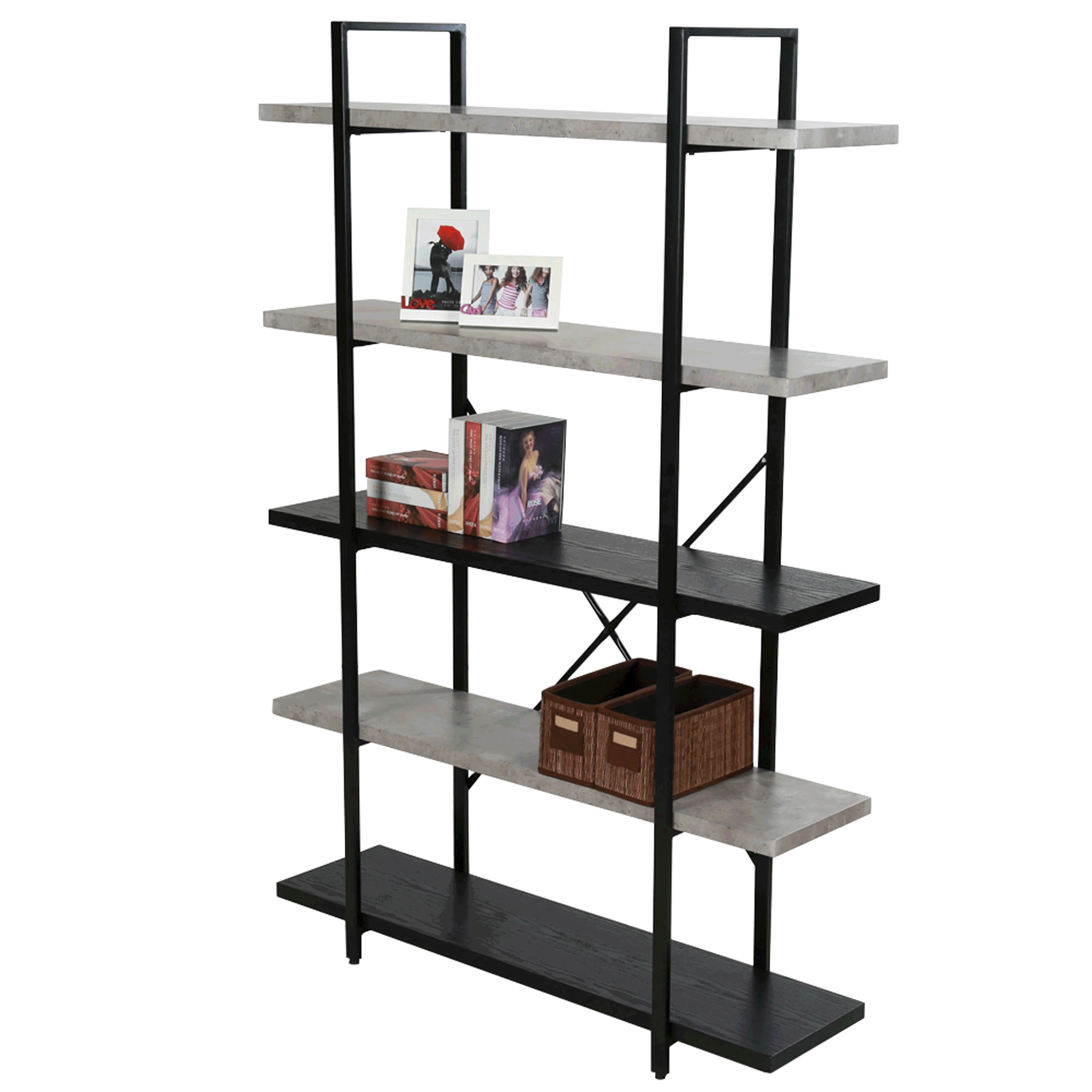  metal Multipurpose wood rack store tabletop cd