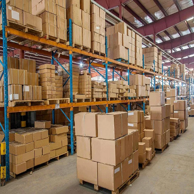 Consolidate Warehouse Loading/unloading With Heavy Cargo for Forklift Combine of Goods From Multiple