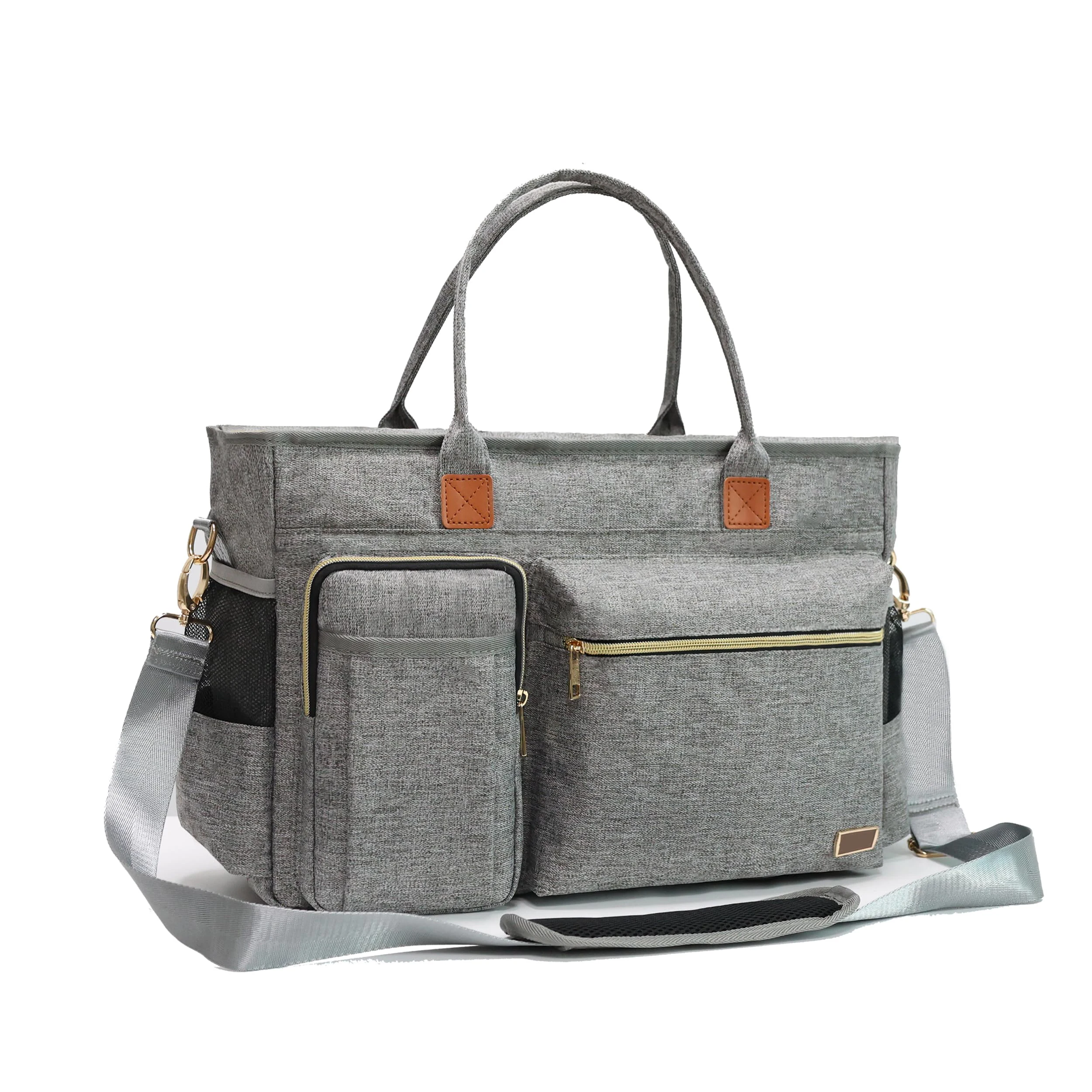 Large capacity Tote Bags For Laptop Waterproof  with Insulated Pockets Mummy baby diaper bag Multi-function nappy bag