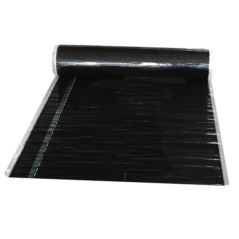 1.2mm Self Adhesive Polymer Modified Asphalt Waterproofing Membrane Bitumen Waterproof Pe Pet Film Fine Sand Isolation Fabric