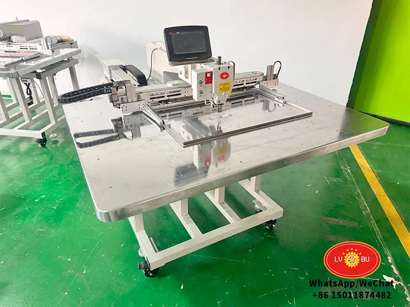 LVBU-6040G computer sewing machine is used for the automatic sewing handle of the bag non-woven fabric machine