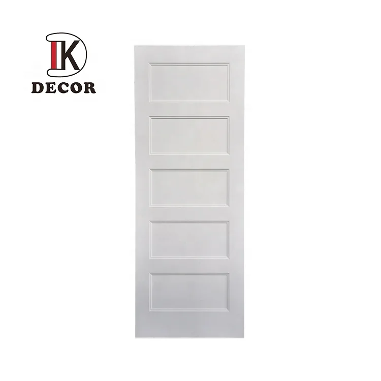 Cheap Price Hollow Core Wood Interior Shaker Style Moulded Door prehung for houses