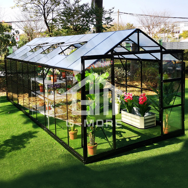 Garden Professional Polycarbonate Green House Greenhouse - 433X250X228cm