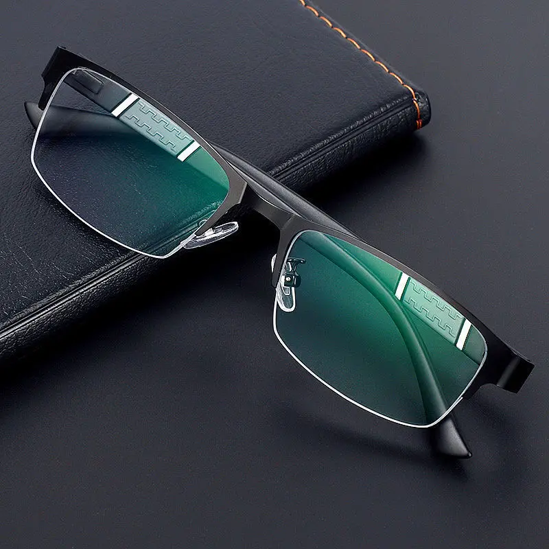 2022 New Metal Frame Optical Glasses Plastic Tr-90 Temple Legs Fashion Eye Wear Eyeglasses For Men