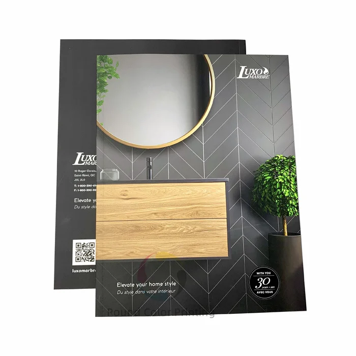 Round Color Printing factory cheap perfect binding type book printing