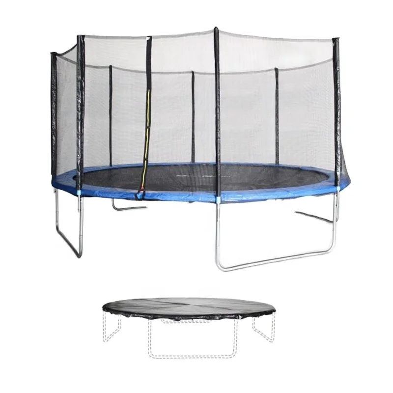 Индивидуальные 13 футов большой парк гимнастический уличный детский батут ПВХ и стальная рама для взрослых детей