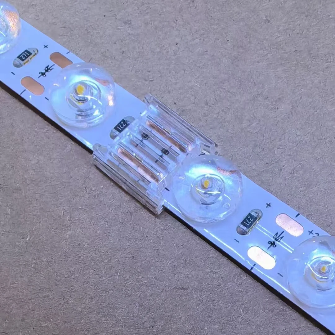 Crystal Transparent Led Strip Connectors Clip For Flexible Wallwasher Led Strip Light