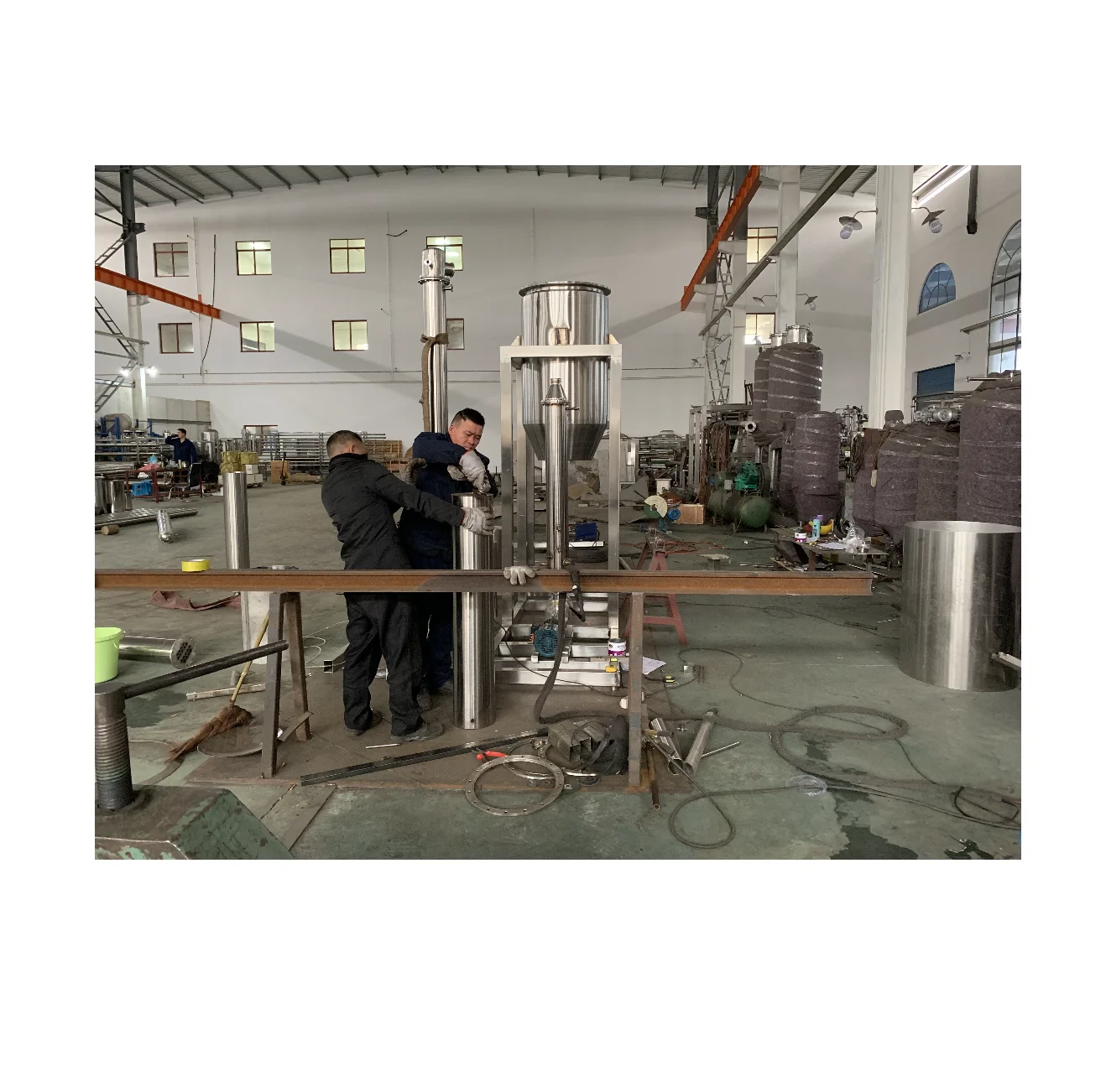 Pilot scale forced circulation evaporators VANOO-01-!0