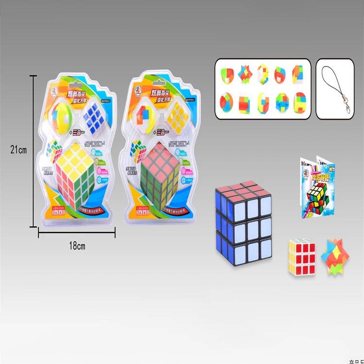 Custom Logo 3x3 Magic Cube Speed Up Puzzle Toy 3d Plastic Magic Puzzle Cube For Kids