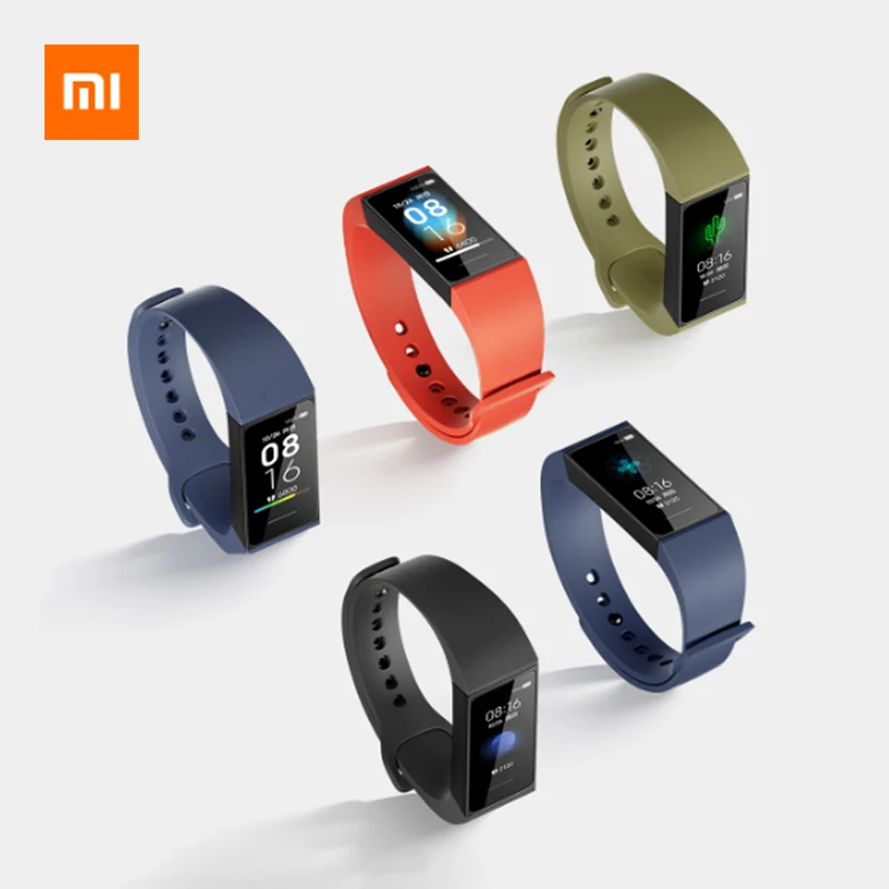 Новинка 2020 фитнес-браслет Redmi SmartBand спортивный браслет с несколькими лицами и цветным сенсорным экраном 1 08
