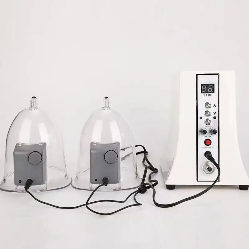 Breast enlargement device hot sucking vacuum pump nipple stretching vibrating nipple suction machine
