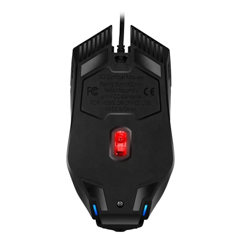  Пользовательский логотип RGB Проводная игровая