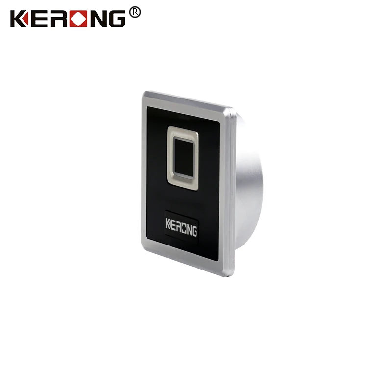 KERONG Small Panel Hidden Smart Electronic Cabinet Fingerprint Lock Biometric Intelligent Wireless Lock for Drawer