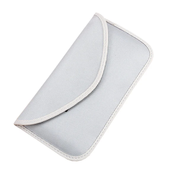 Larger Faraday Pouch Size for All Phones RFID Signal Blocking Bag for Phones Privacy Protection
