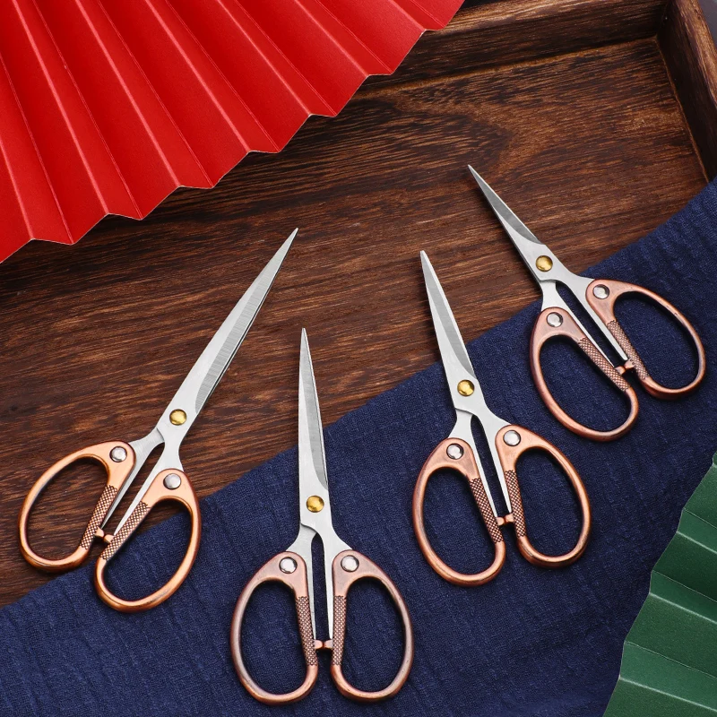 Customization Small foldable stainless steel  Curved scissorsStretch cutting tools Portable multi-purpose mini plane scissors