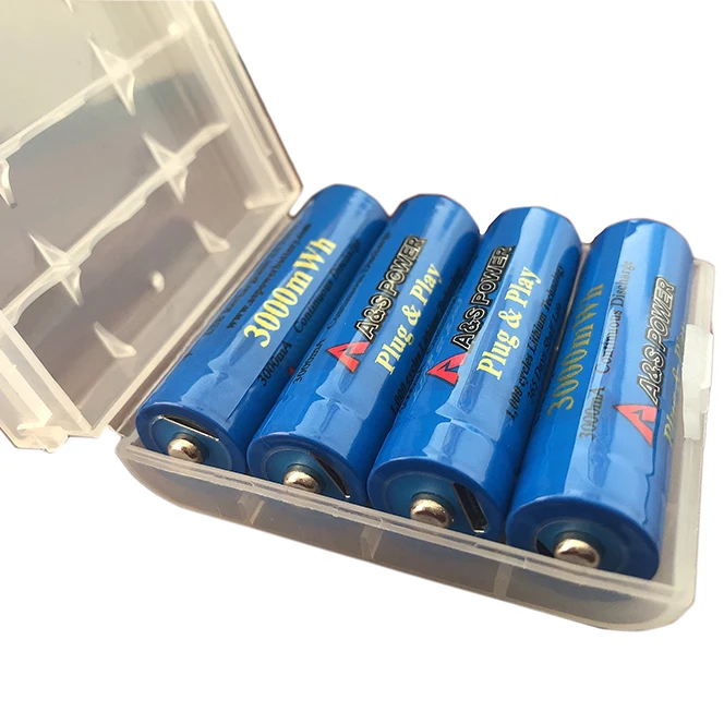 usb rechargeable aa batteries Quick Charge 1.2 Hours 1.5V AA Size 3000mWh Lithium Battery with Micro-USB Charging