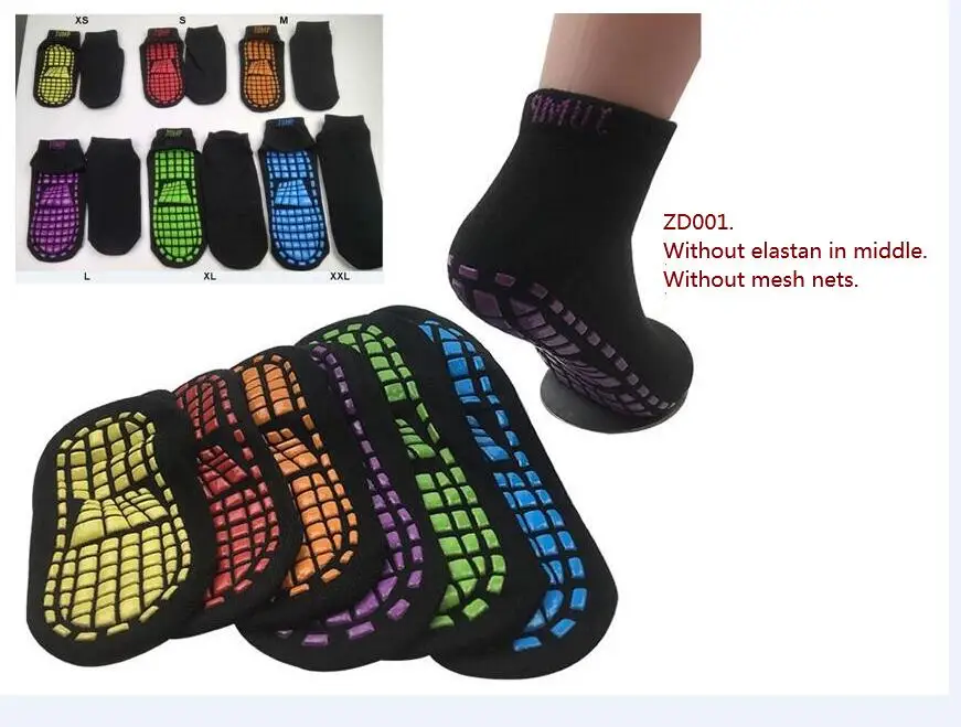 ZD001 нескользящий дизайн на заказ для детей, мальчиков, взрослых, малышей, нескользящий батут, скакалка, крытая игровая площадка, носки от производителя