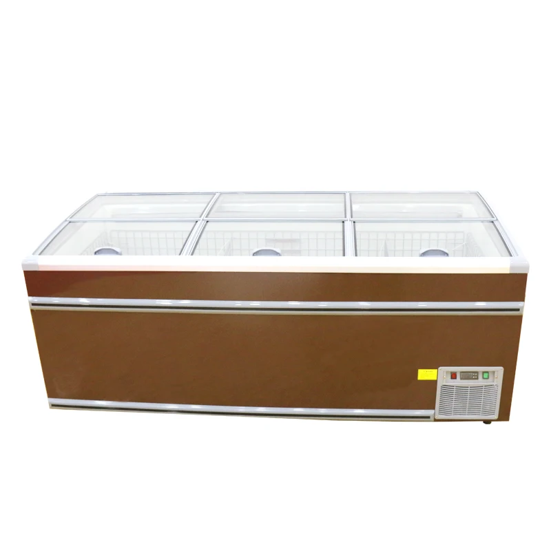 Supermarket Display Cabinet Freezer Commercial Cabinet Island Freezer Island Display Cabinet Freezer