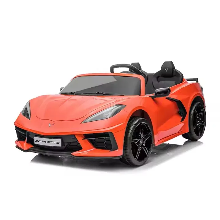 2024 лицензированный игрушечный автомобиль c8 для детей с аккумулятором 12v7ah