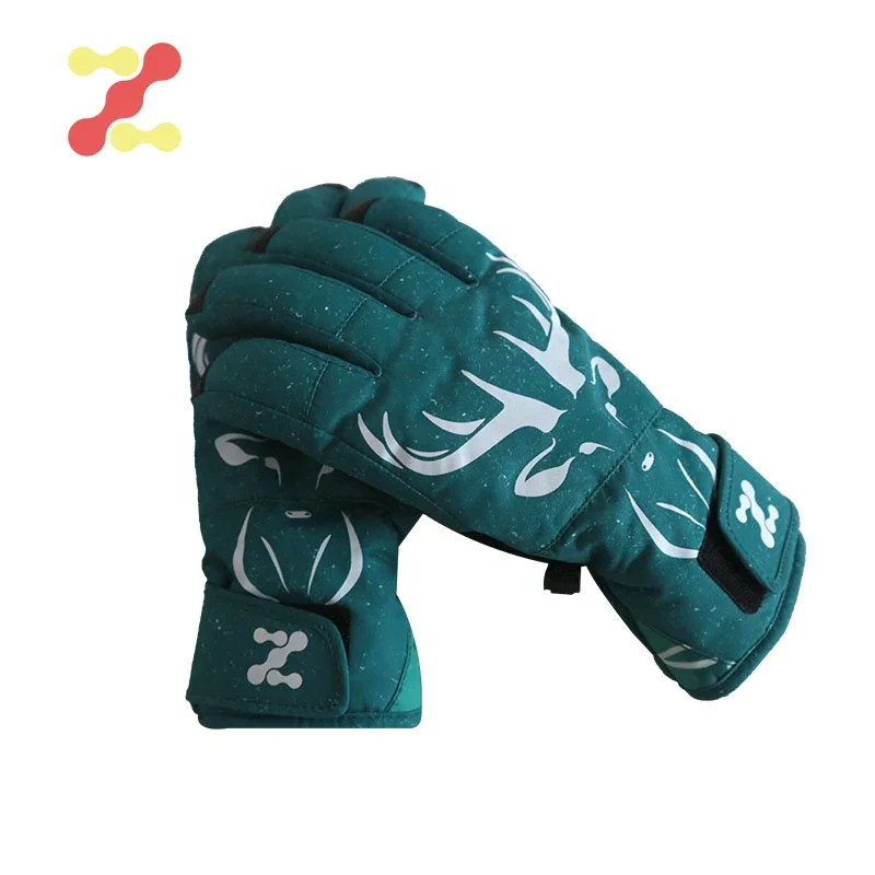 Customized  Children Snow Gloves Waterproof  for Skiing Cycling  winter gloves for kids small moq