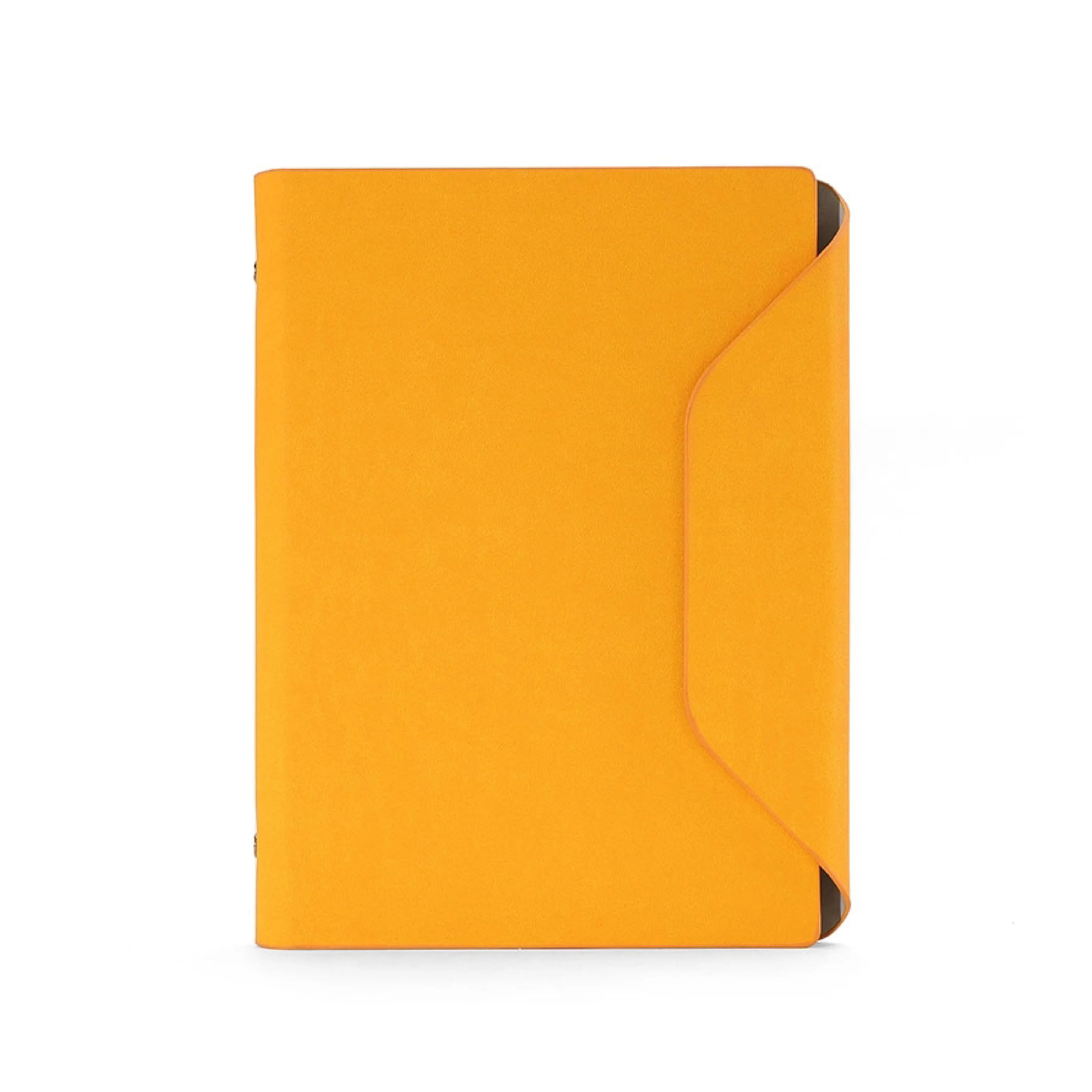 Hardcover A5 Notebook custom printed journal pu leather cover personal 6 ring binder diary notepad planner loose leaf notebook