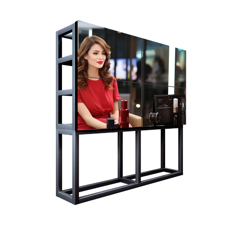 55 Inch Indoor LED Video Wall Flexible LED Screen Wall 1x4 LCD Video Wall