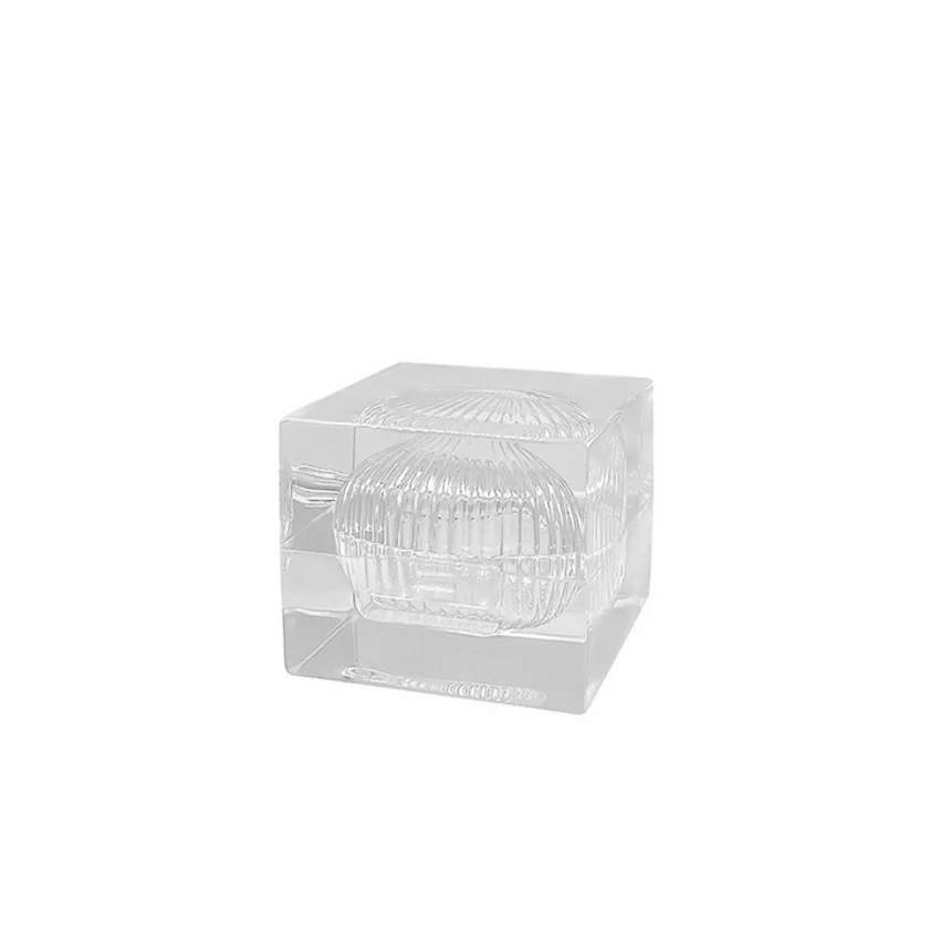 Shell heart shape Ice Cube Monochrome Eyeshadow Box Net Red Makeup Min Portable Makeup Eyeshadow Empty Box Packaging Material