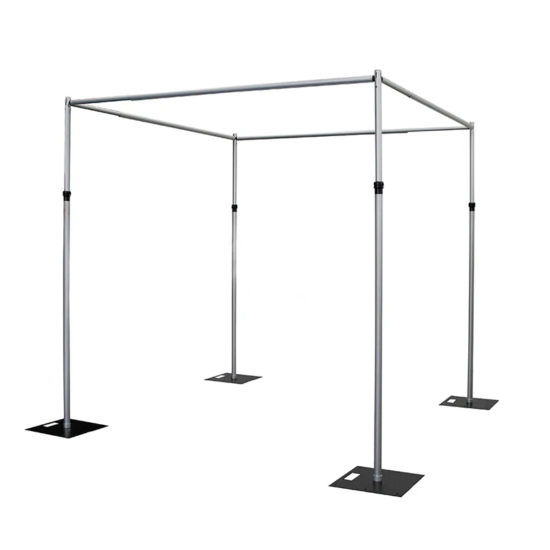 Wholesale photo booth shell aluminium pipe and ceiling drapes decoration wedding