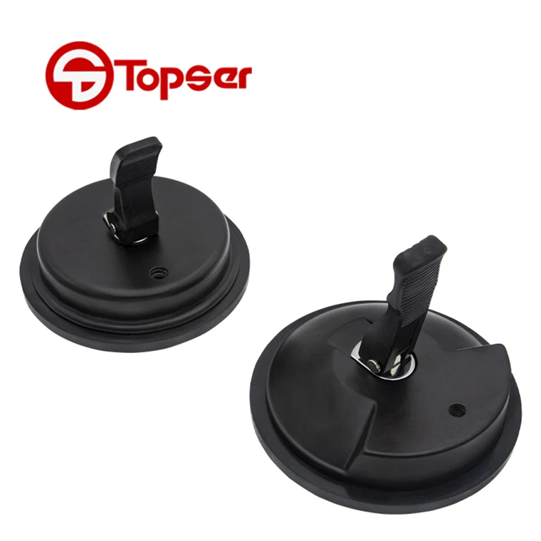 5 Inch Aluminium Alloy Single Cup Vacuum Glass Suction Lifter Natural Rubber Glass Suction Cups